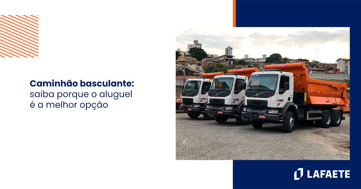 Caminhão basculante: veja os benefícios para sua obra