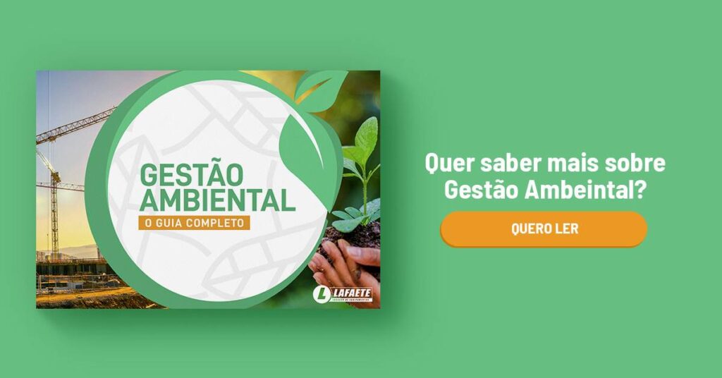 Anúncio de guia completo em gestão ambiental.